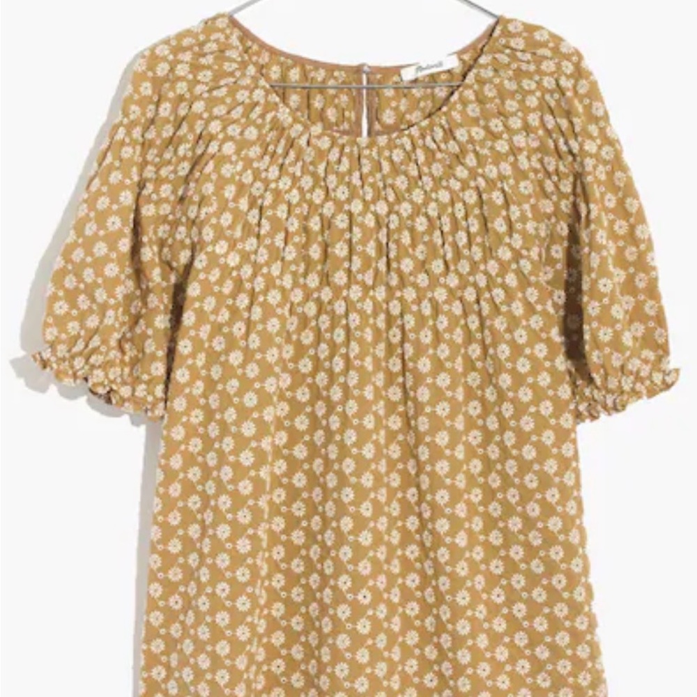 Madewell embroidered daisy top Small - Picture 2 of 5